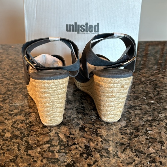Unlisted Kenneth Cole over there espadrilles wedge sandal NIB 10 - Picture 6 of 10